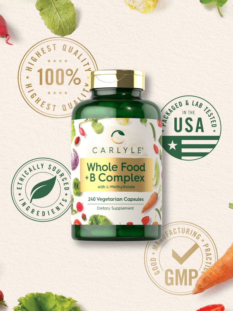 Aliments Complets avec B-Complexe | 240 Capsules