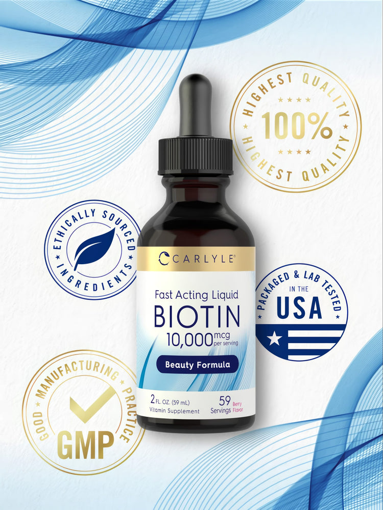 Biotin 10000 mcg | 2 oz Flüssigkeit