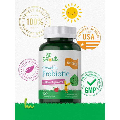 View 6 Probiotic for Kids 6 Billion CFUs per serving | 200 Tablets