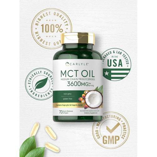 View 6 MCT Oil 3600mg per serving | 70 Softgels