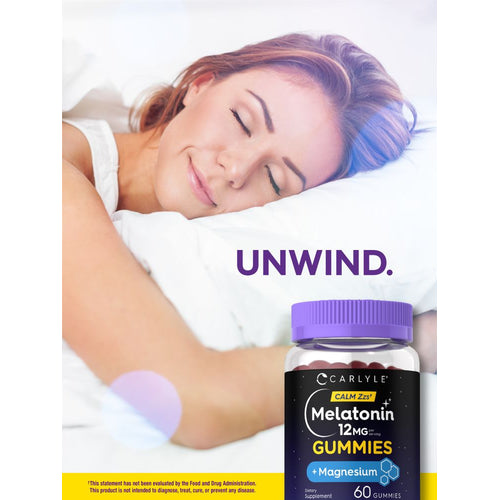 View 6 Melatonin 12mg | 60 Gummies