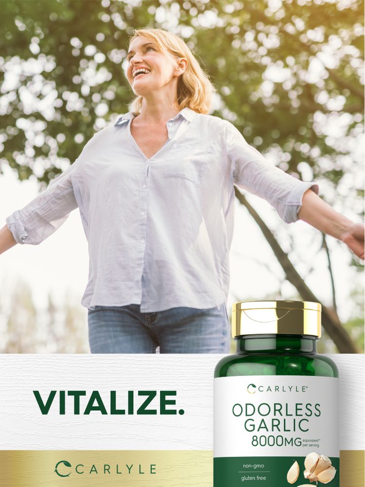 Odorless Garlic 8000mg | 300 Softgels