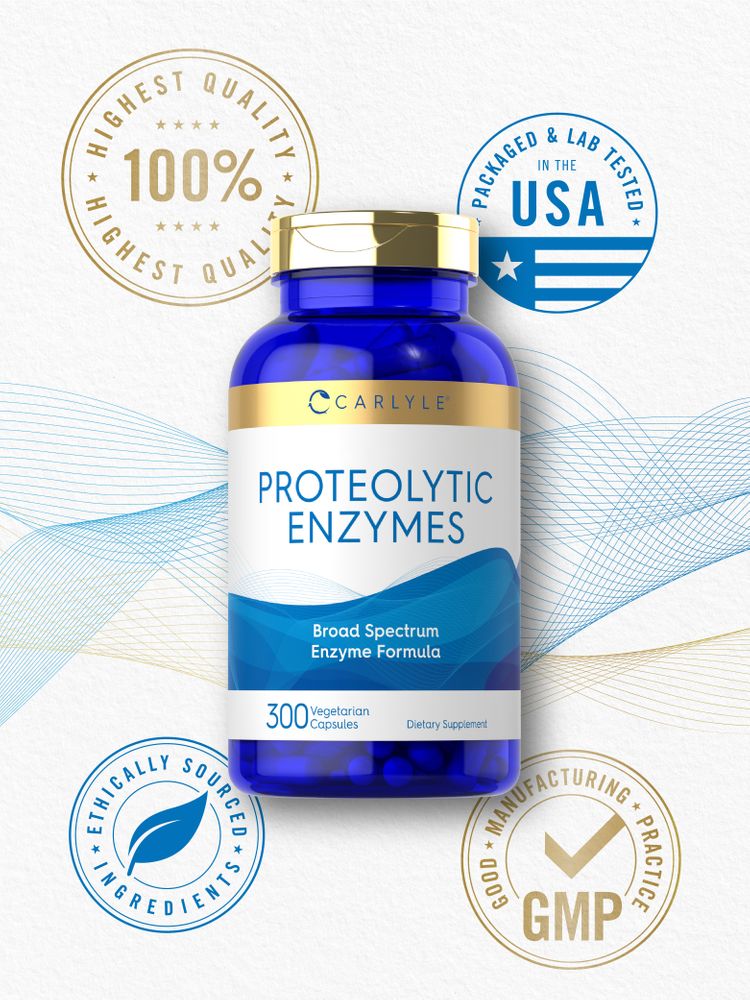 Enzymes Protéolytiques | 300 Capsules