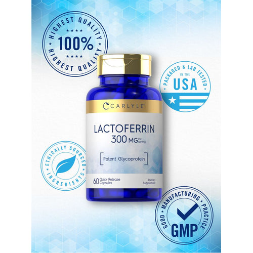View 6 Lactoferrin 300mg per serving | 60 Capsules