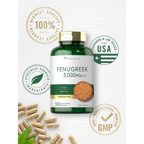 View 6 Fieno greco 3000 mg per dose | 300 Capsule