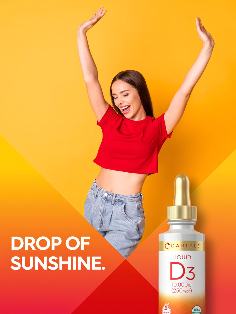Vitamin D3 Liquid Drops 10,000 IU (250 mcg)