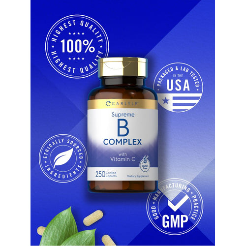 View 6 Vitamin B-Complex plus Vitamin C | 250 Caplets