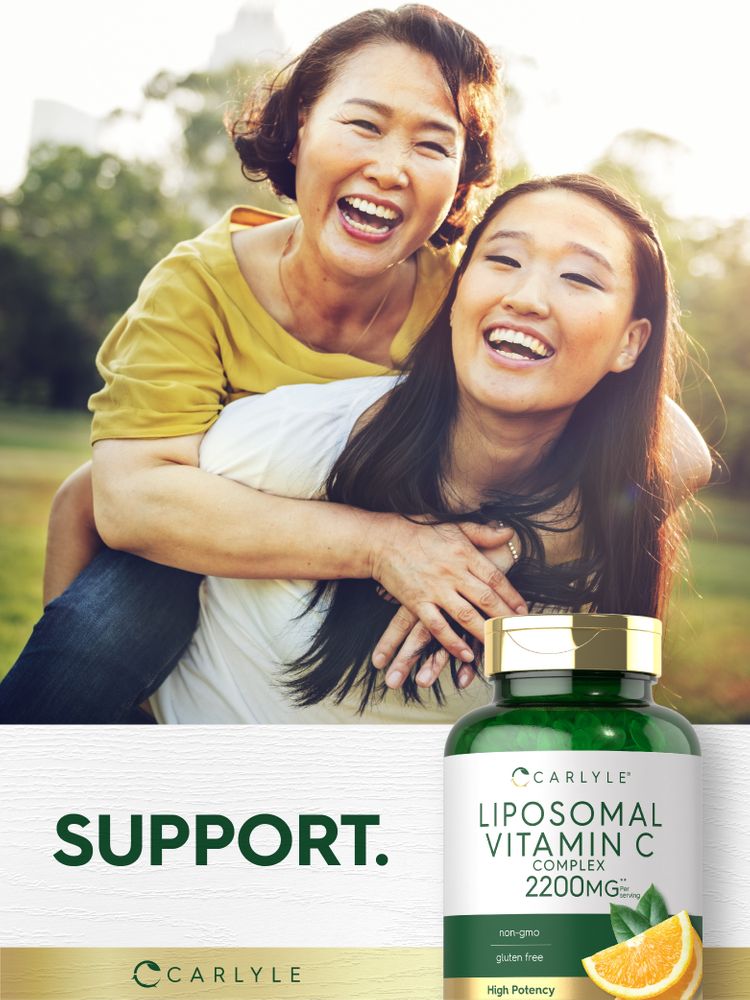 Vitamina C Lipossomal 2200mg por porção | 90 Cápsulas Gelatinosas