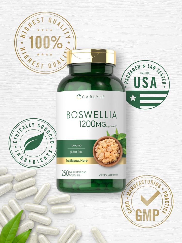 Boswellia Extrakt 1200mg | 250 Kapseln