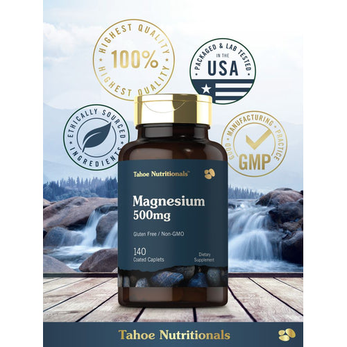 View 6 Magnesium 500mg per serving | 140 Caplets