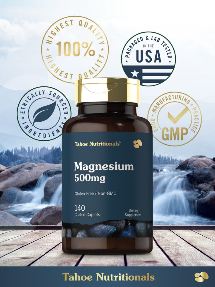 Magnésium 500mg par portion | 140 Comprimés