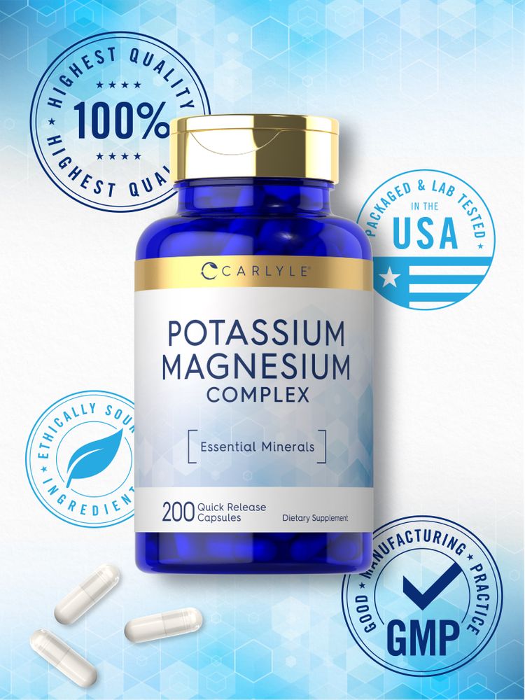 Potassium Magnesium | 200 Capsules