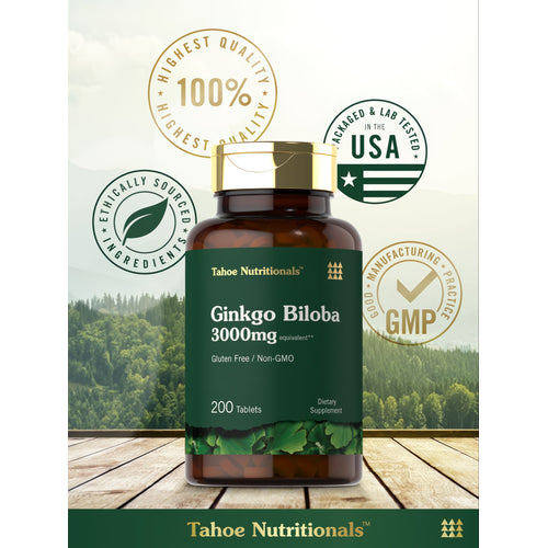 View 6 Ginkgo Biloba | 200 Tabletas