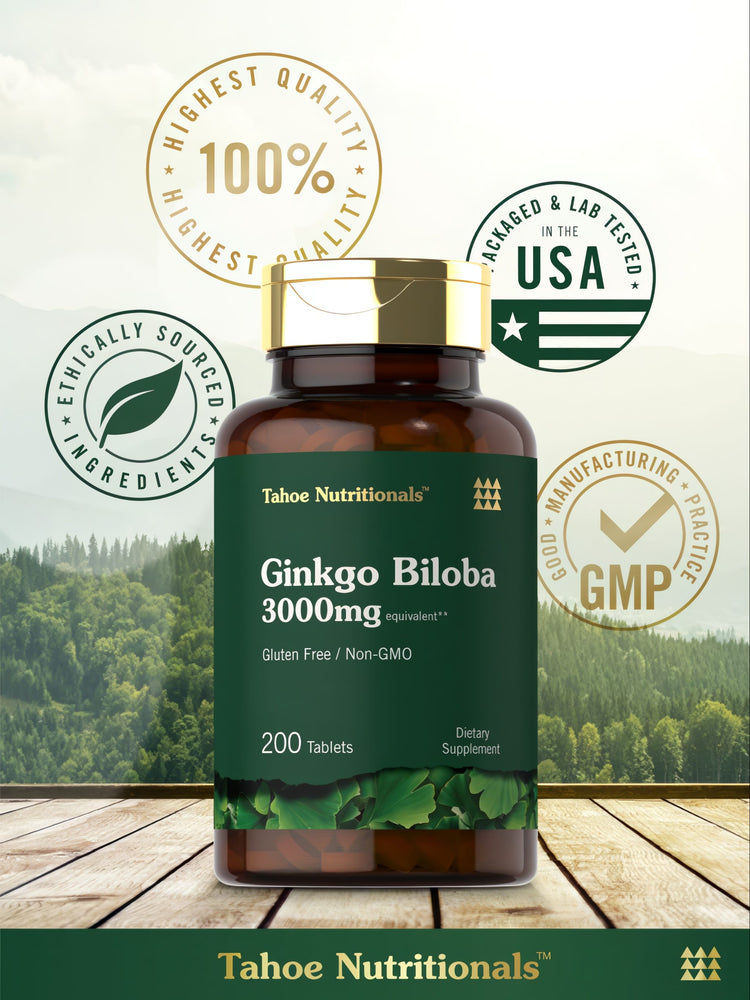 Ginkgo Biloba | 200 Tabletas