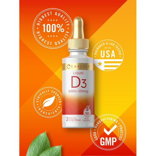 View 6 Vitamin D-3 5000IU | 2oz Liquid