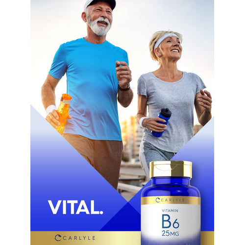 View 6 Vitamina B-6 25mg | 250 Tabletas
