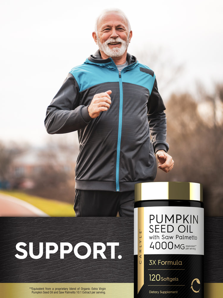 Pumpkin Seed Oil with Saw Palmetto | 120 Softgels