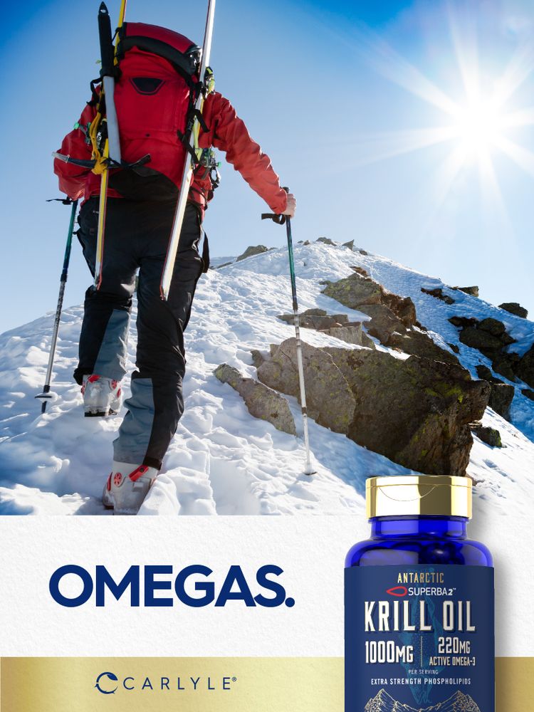 Antarctic Krill Oil 1000mg per serving | 60 Softgels