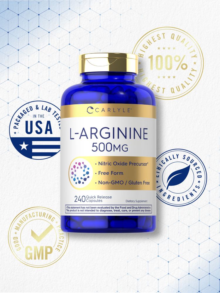 L-Arginina 500mg | 240 Capsule