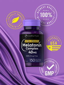 Melatonin 40mg | 150 Tablets