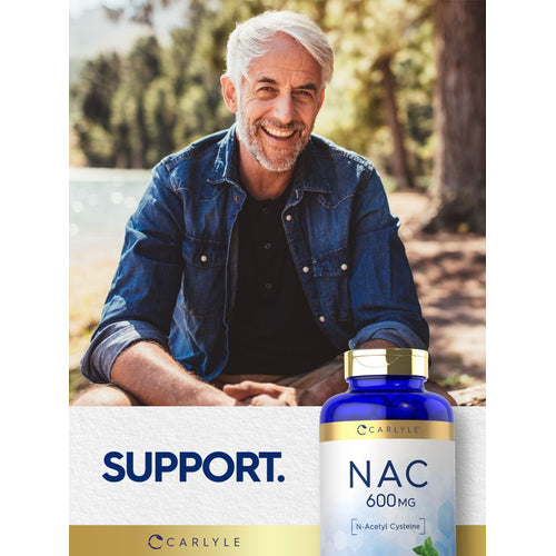 View 6 NAC N-Acetil Cisteína 600mg | 180 Cápsulas