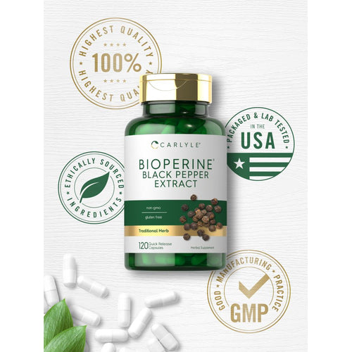 View 6 Bioperine 10mg | 120 Capsules