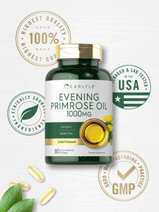 Evening Primrose Oil 1000mg | 80 Softgels