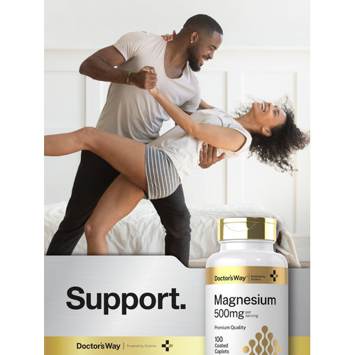 View 6 Integratore di Magnesio 500mg | 100 Compresse Rivestite