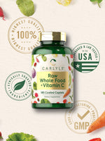 Load image into Gallery viewer, Raw Whole Foods with Vitamin C | 180 Caplets
