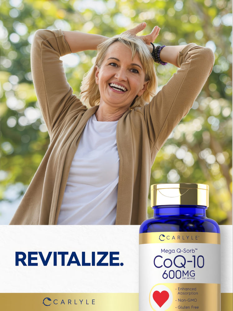 CoQ10 600mg por porción | 60 Cápsulas blandas