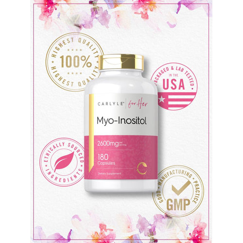 View 8 Myo-Inositol 2600mg par portion | 180 Capsules