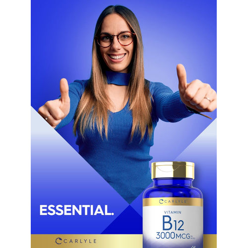 View 6 Vitamina B-12 3000 mcg por porción | 180 Tabletas