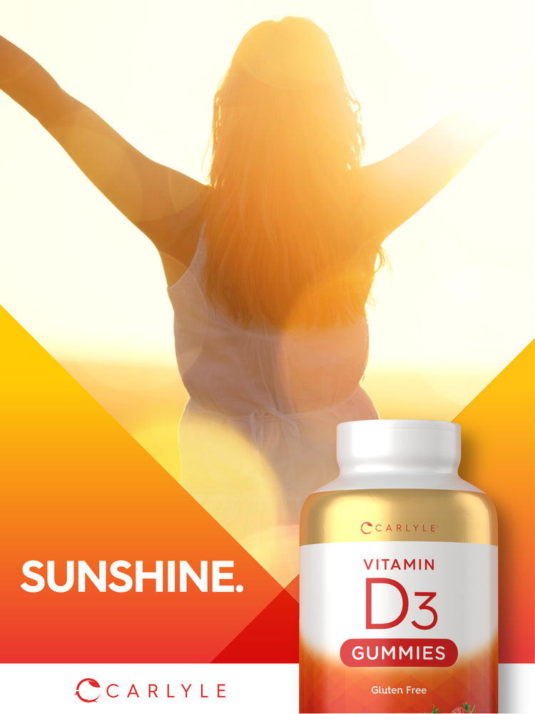 Vitamin D3 Gummies 3000 IU | Strawberry Flavored