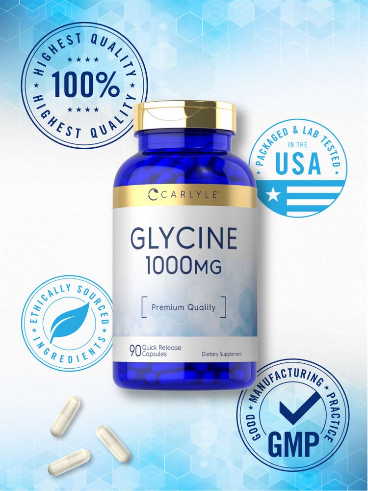 Glycine 1000mg | 90 Capsules