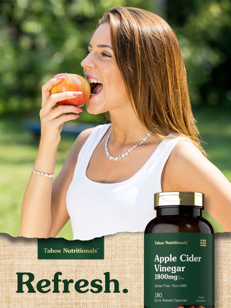 Apple Cider Vinegar 1800mg | 180 Capsules