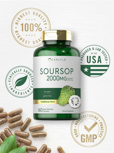 Soursop 2000mg | 160 Capsules