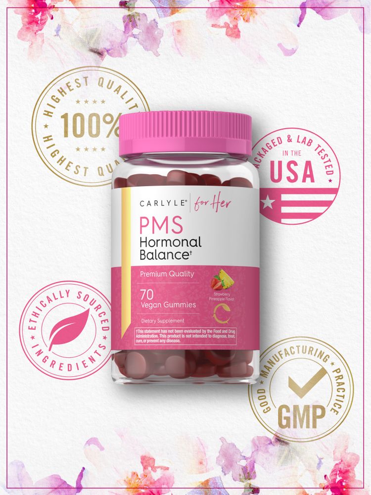 Équilibre Hormonal PMS | 70 Gummies