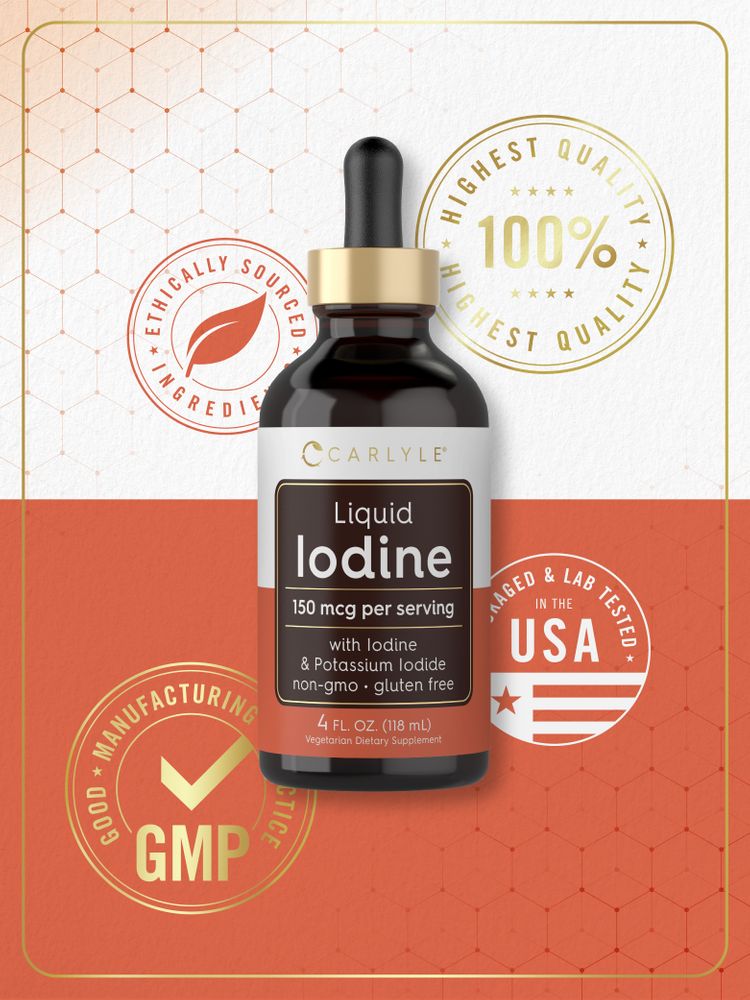 Iodio 150 mcg | 4 oz Gocce Liquide