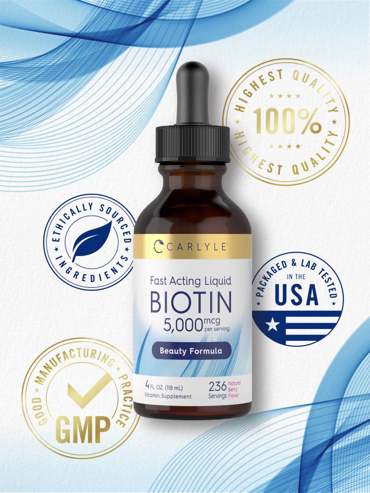 Biotin 5000mcg | 4oz Flüssigkeit