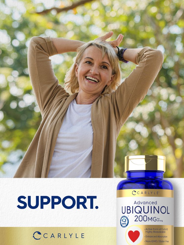 Ubiquinol 200mg per serving | 60 Softgels