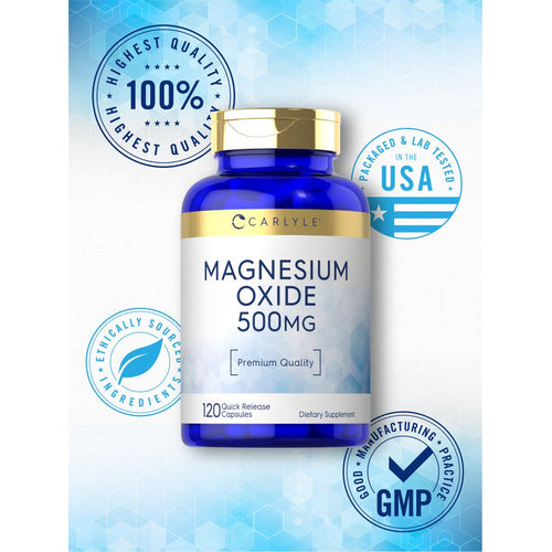 View 6 Magnesium Oxide 500mg | 120 Capsules