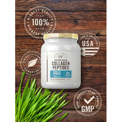 View 6 Peptídeos de Colágeno Criados a Pasto | Pó de 20oz