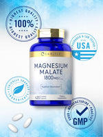 Load image into Gallery viewer, Magnesium Malate 1800mg | 420 Caplets
