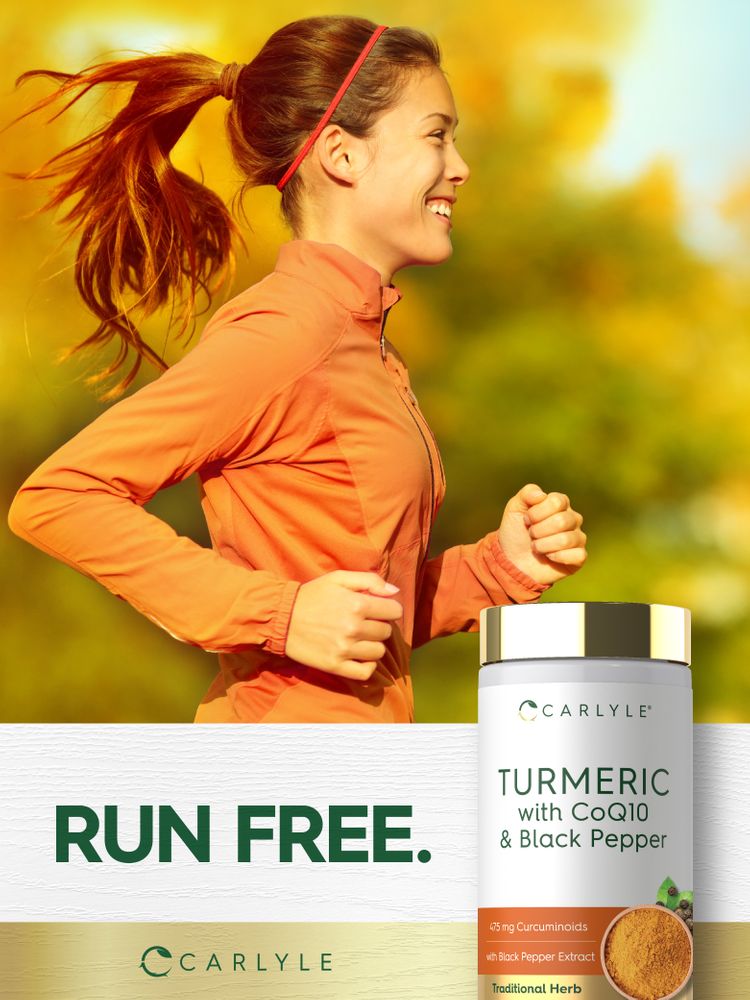 Curcuma con CoQ10 ed Estratto di Pepe Nero | 60 Capsule