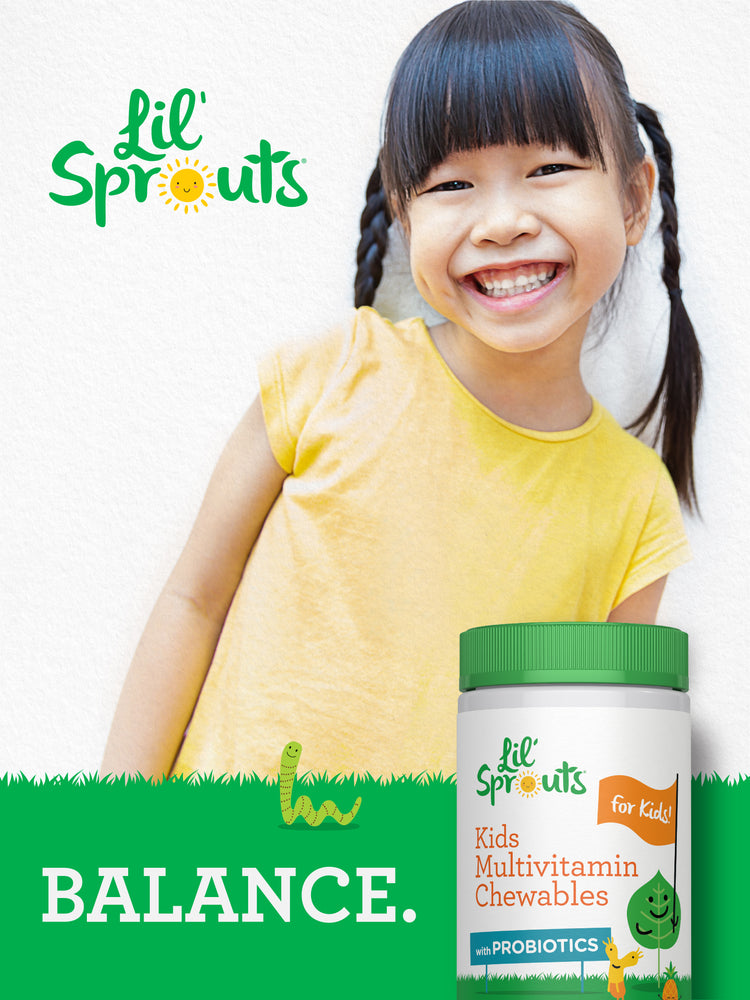 Multivitaminico per Bambini con Probiotici | 50 Compresse Masticabili