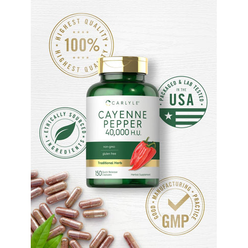 View 6 Cayenne Pepper | 150 Capsules