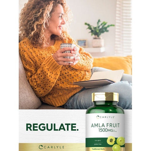 View 6 Fruta de Amla 1500mg por porción | 120 Cápsulas