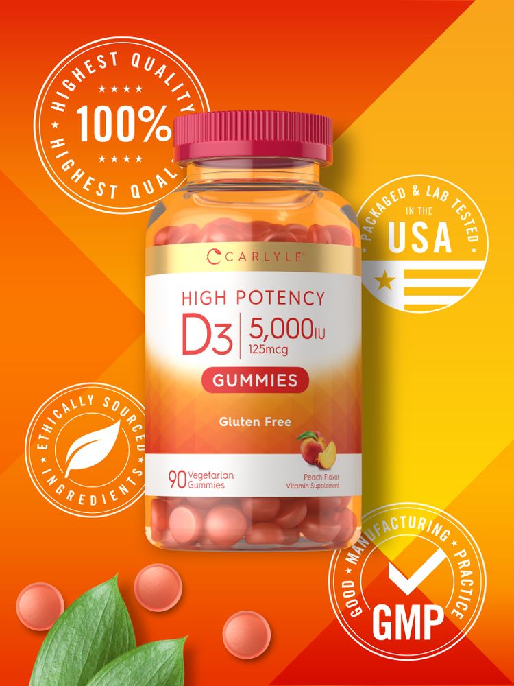 Vitamina D-3 | 90 Gominolas