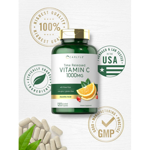 View 6 Vitamin C 1000mg with Rose Hips | 120 Caplets