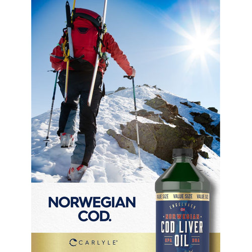View 6 Óleo de Fígado de Bacalhau Norueguês | 48oz Líquido